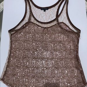 Sparkly mesh overlay.